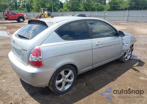 2007 Hyundai Accent Se z USA, uszkodzony, nr VIN KMHCN36C77U020293